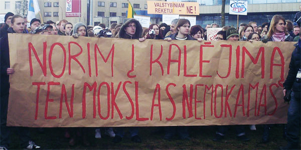 studentu protestas