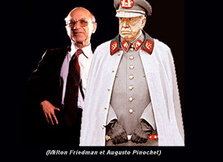 Milton Friedman and Augusto Pinochet