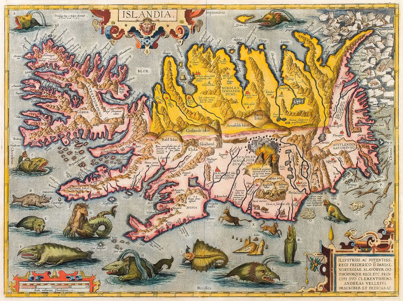 islandijos zemelapis