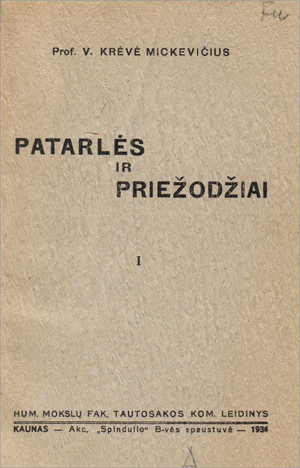 Kreve Patarles ir priezodziai