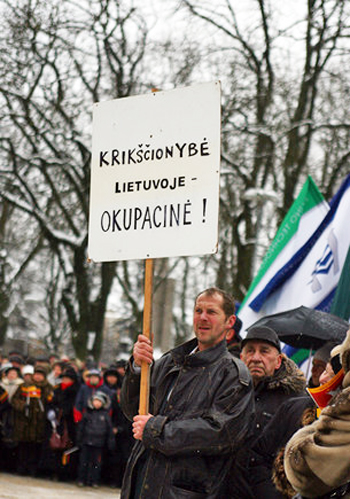 krikscionybe lietuvoje okupacine 1