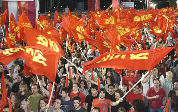 KKE demonstracija