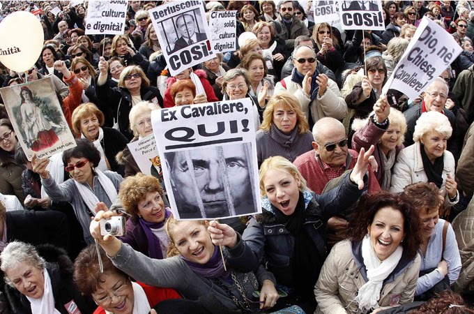 italijos moteru protestas